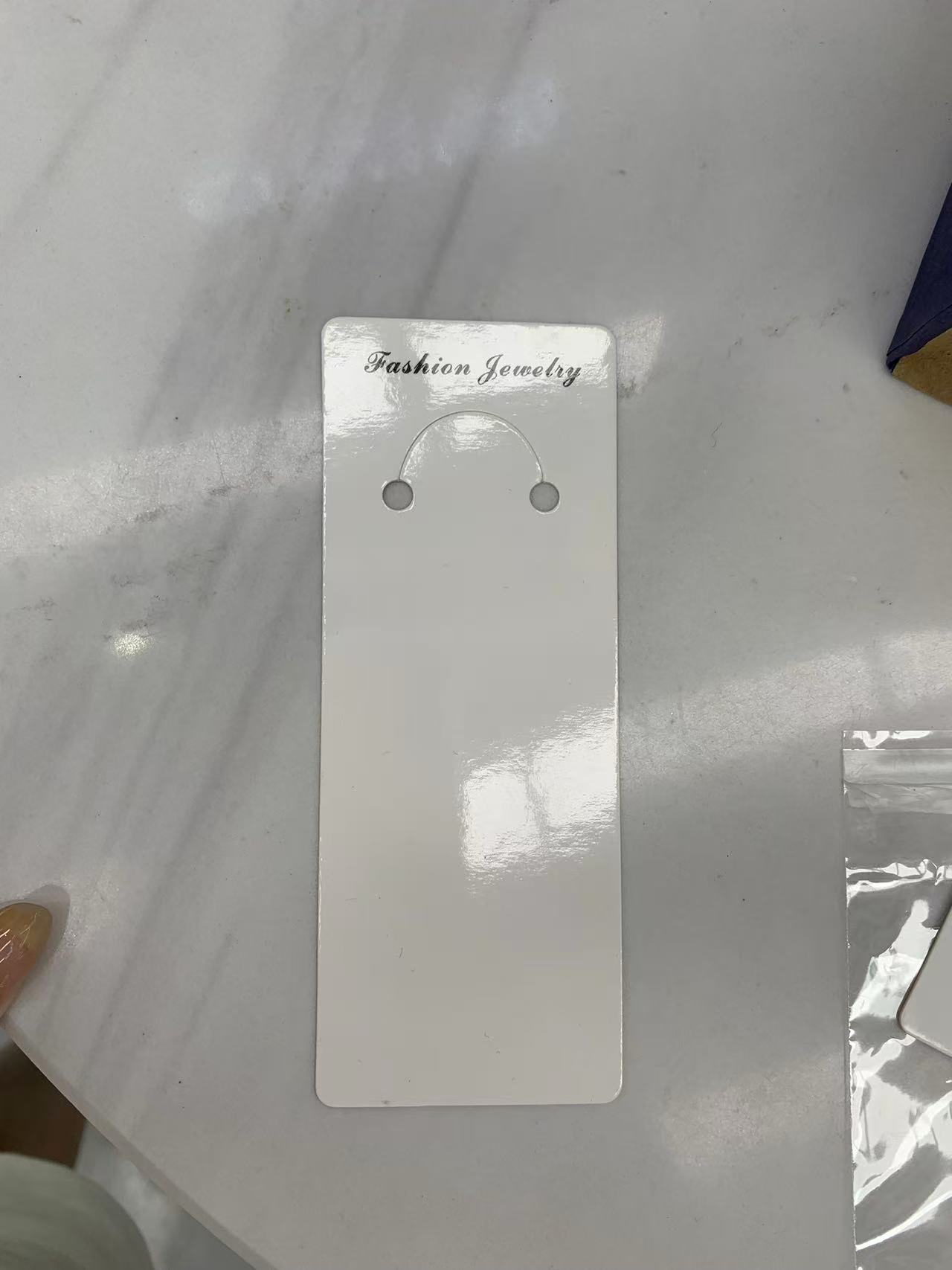 钥匙扣卡 创耳钉耳饰 卡片 高档饰品 发夹项链 卡纸标签 吊牌包装纸卡