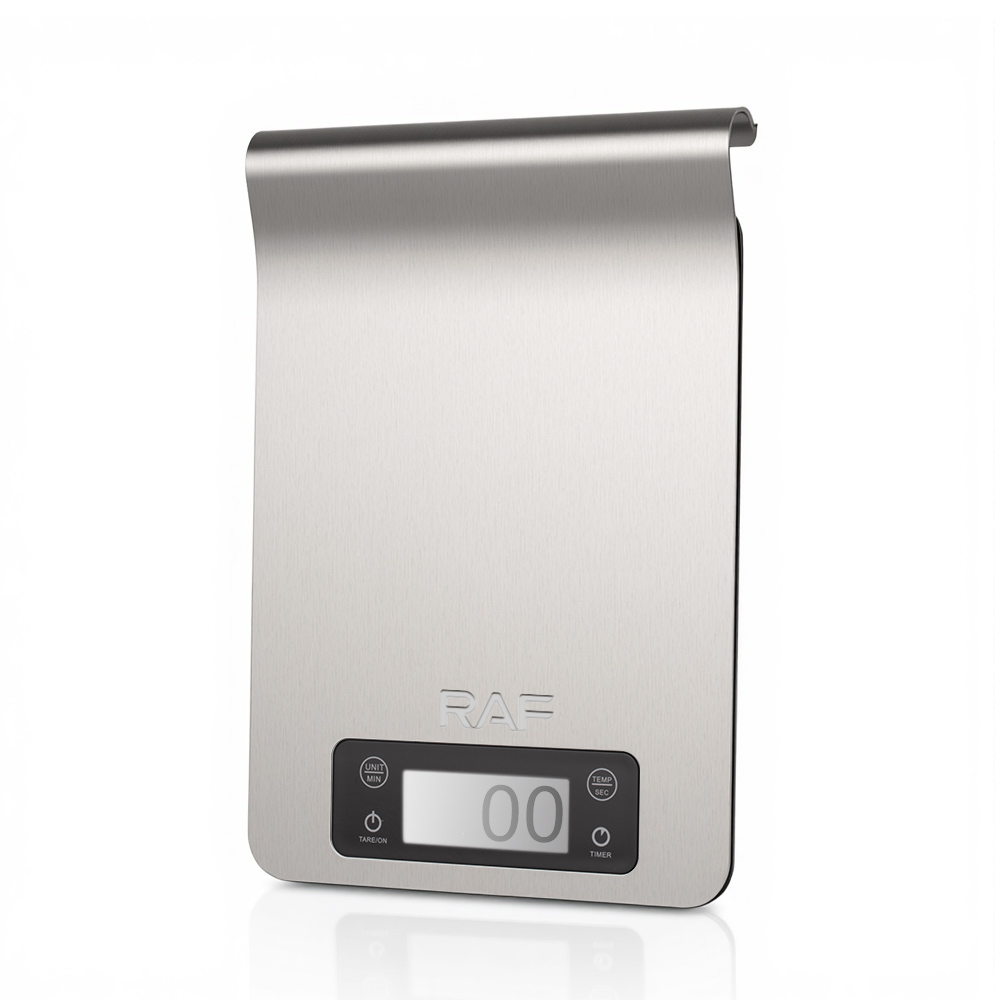 RAF stainless steel flat scale, wall-mounted kitchen scale design, touch screen irregular high-precision kitchen scale Application Scenario