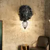 Creative resin lion head wall lamps, grand European-style living room background wall, staircase corridor, hotel engineering, club decoration details Picture