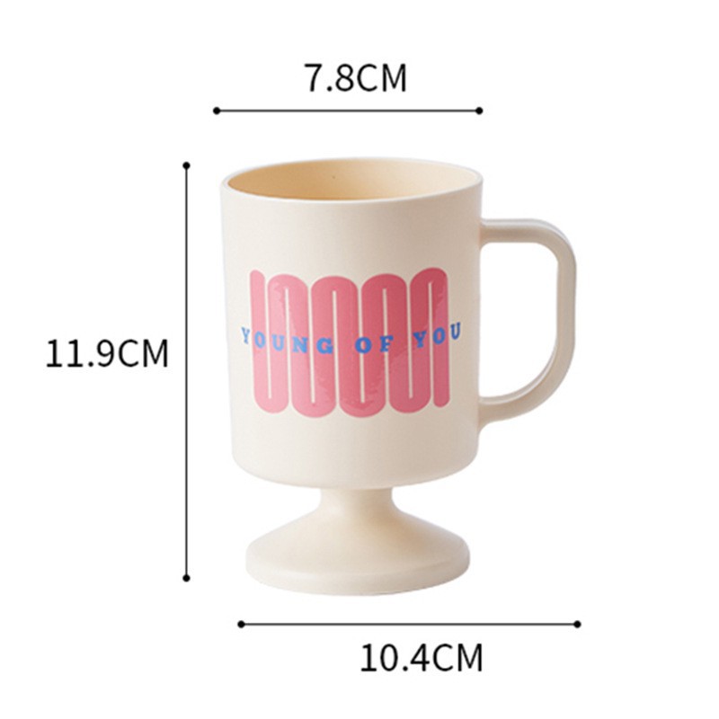M80-8802 [Dopamine] High-legged mouthwash Cup, Creative Cartoon Brushing Cup, home, fun and cute tooth bucket for students to wash up Specification image