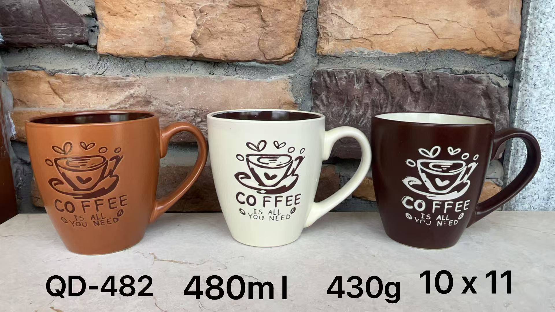 陶瓷咖啡杯大容量马克杯水杯手绘咖啡杯水杯详情1