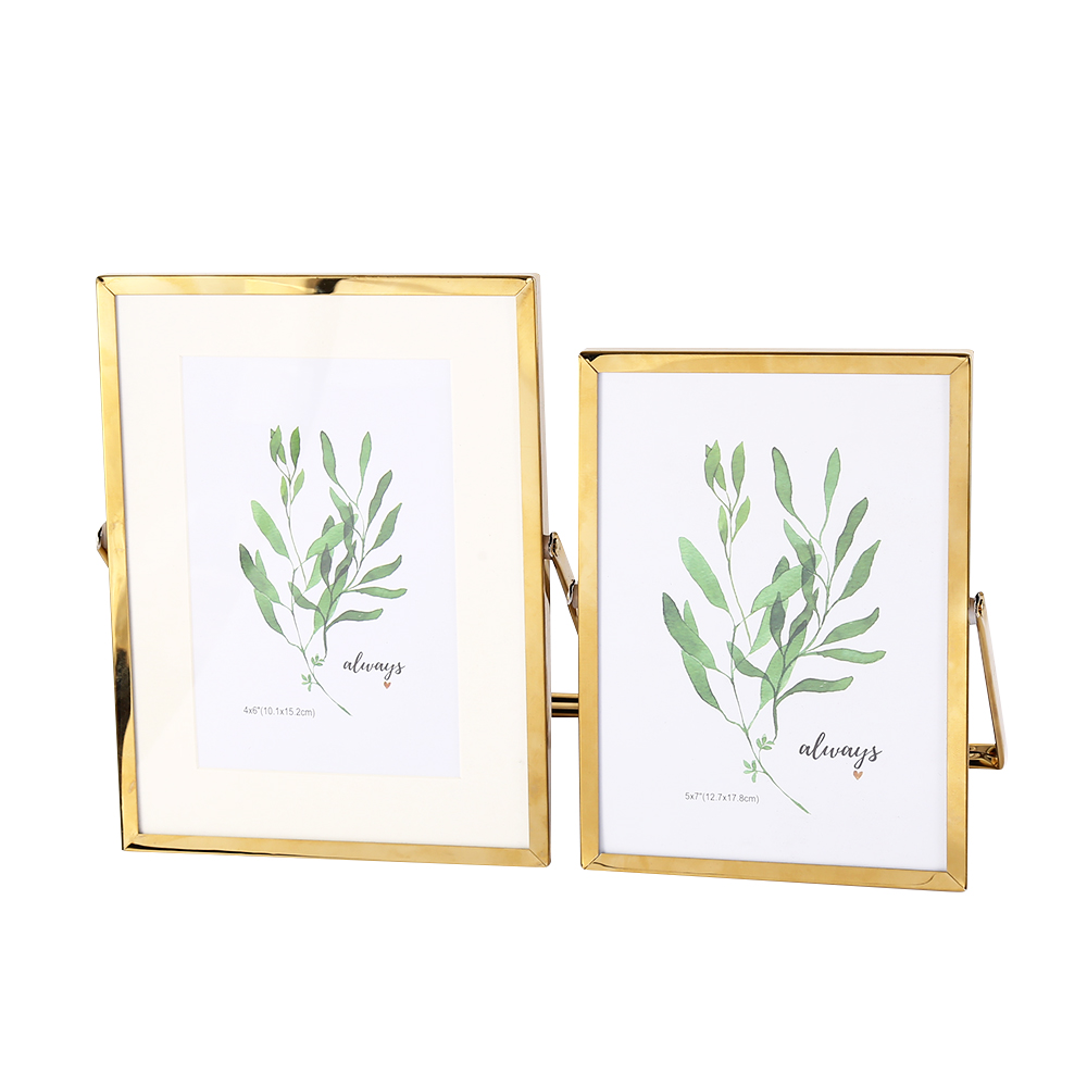 Metal stainless steel photo frame, A4 certificate photo frame display stand, 4K, 8KA3, business license certificate photo frame, picture frame Item Picture
