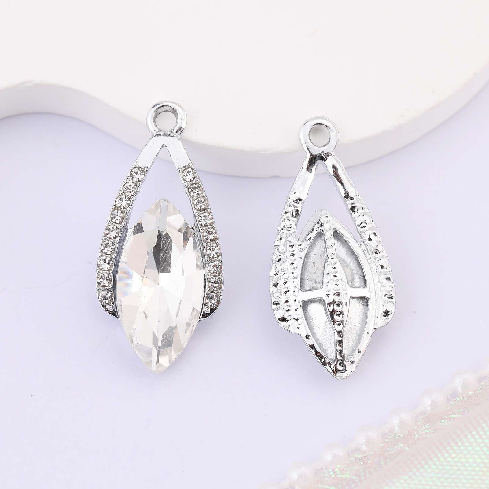 项链DIY饰品配件 手工制作材料 创意DIY饰品装饰白底实物图