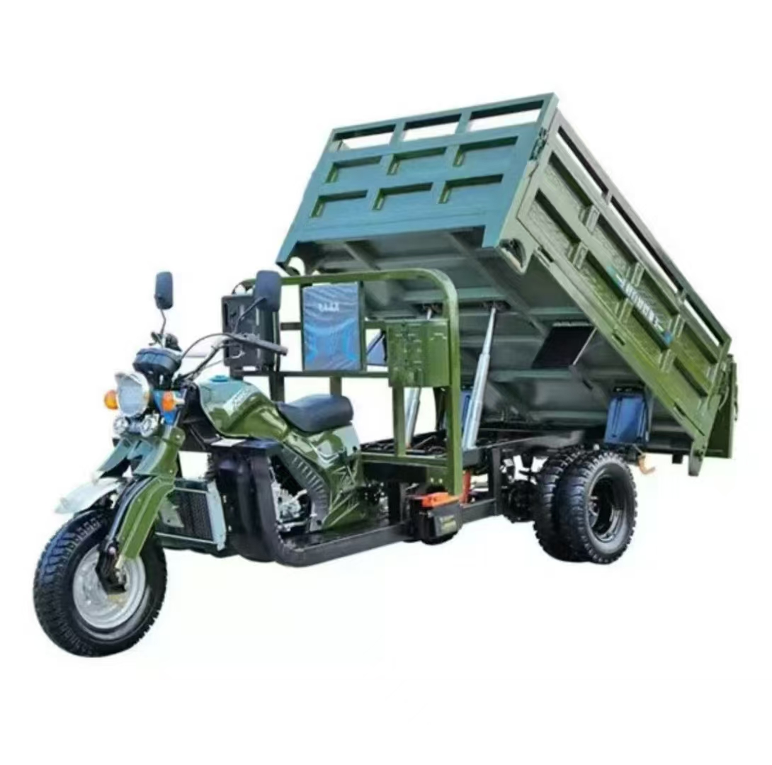 摩托三轮车  农用三轮车   载货三轮车  150   200CC 250CC 300CC动力摩托车 家用摩托三轮 白底实物图