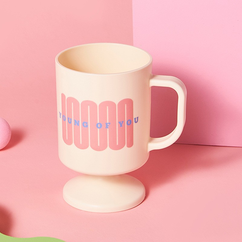 M80-8802 [Dopamine] High-legged mouthwash Cup, Creative Cartoon Brushing Cup, home, fun and cute tooth bucket for students to wash up details Picture