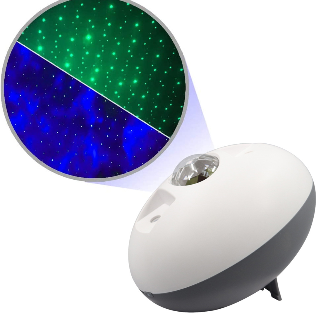 Christmas gift LED starry sky light, bedroom sleep night light, starry sky laser light, water ripple moon projection light Specification drawing