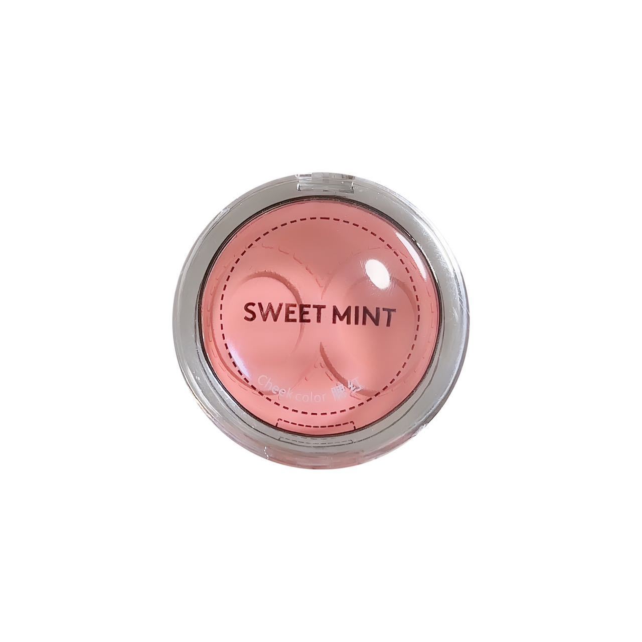 SWEET MINT Blush Mud Peach-colored nude Natural New Monochrome Swelling and Shrinking Blush Purple Eyeshadow Mashed Potatoes Specification image