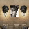 Creative resin lion head wall lamps, grand European-style living room background wall, staircase corridor, hotel engineering, club decoration Application Scenario