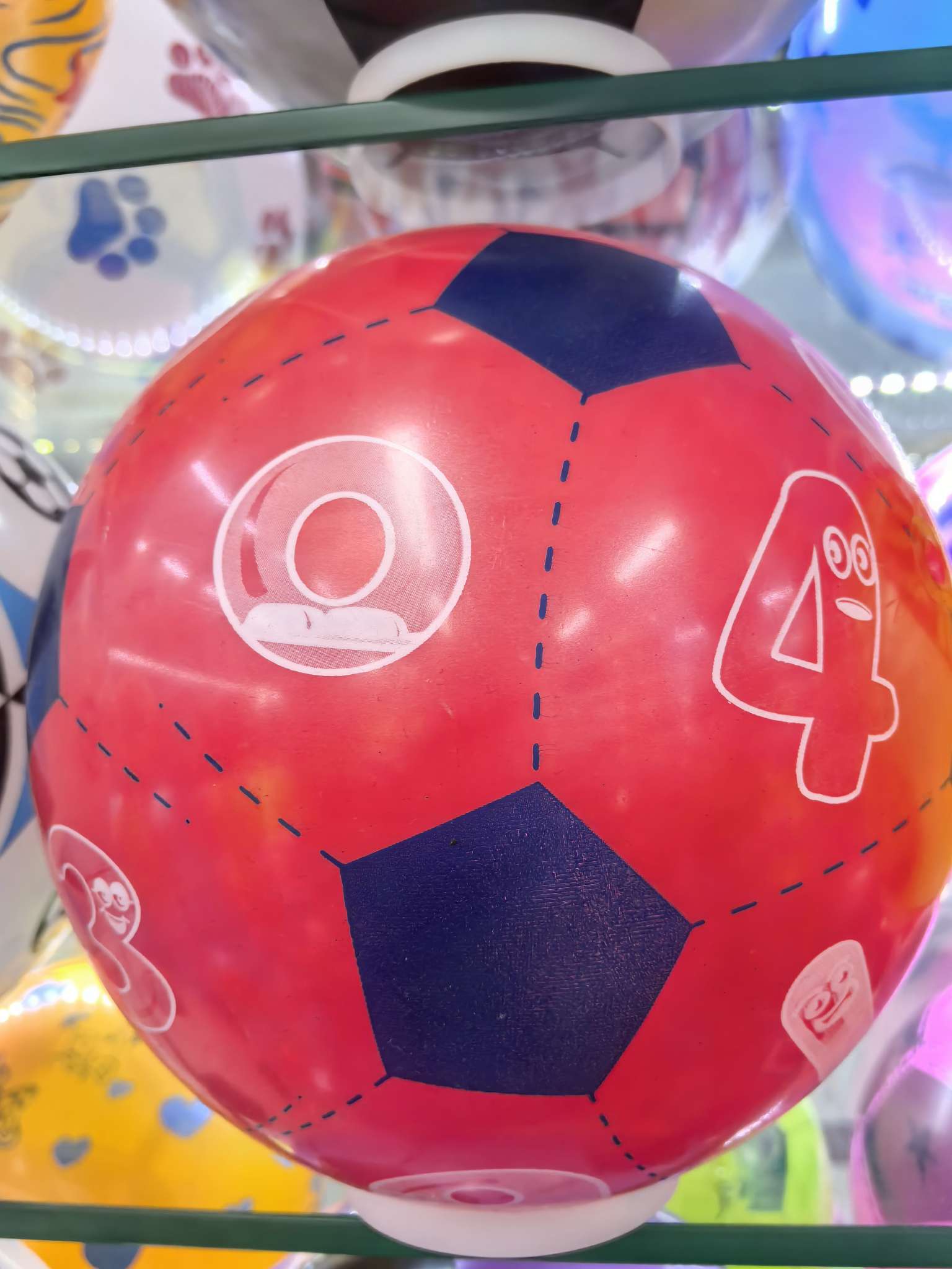 9寸PVC双印球产品图