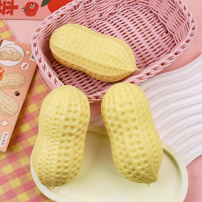 减压好事花生捏捏乐厂家直销软料TPR面粉款儿童解压玩具捏捏乐详情8