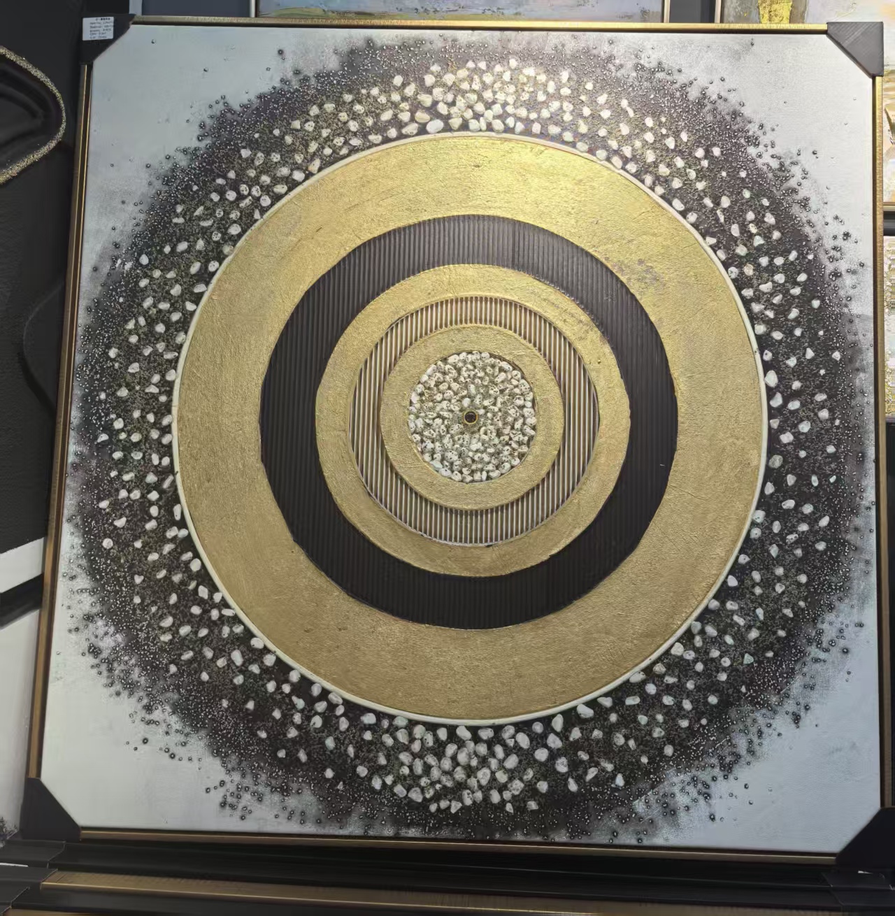 现代简约抽象艺术画家居带框装饰画客厅卧室宾馆酒店墙壁挂画PS框