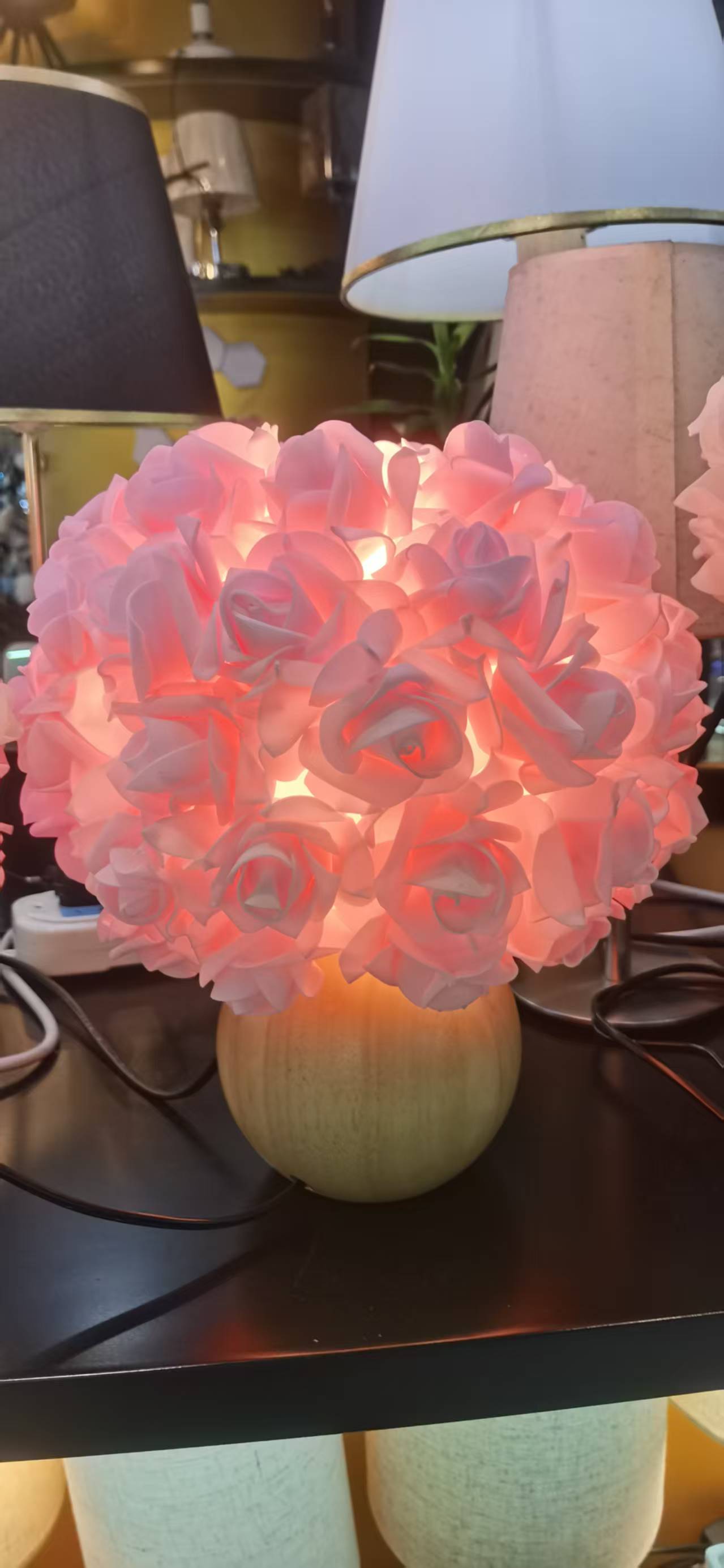 国潮   花卉台灯 234356 36765