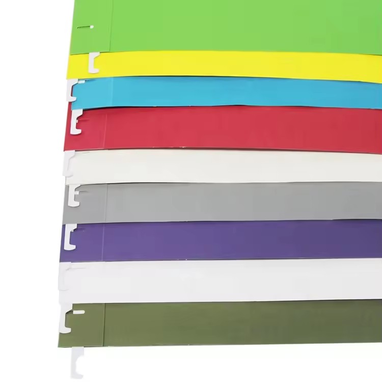 Paper Hanging Folder, A4 paper multi-color paper hanging folder, File folder, FC paper Hanging File Folder, storage hanging folder, hanging file folder, office file hanging folder details Picture