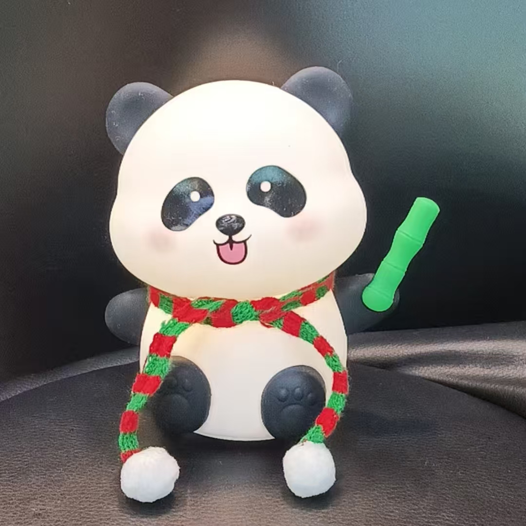 国潮  熊猫竹子拍拍灯4325454