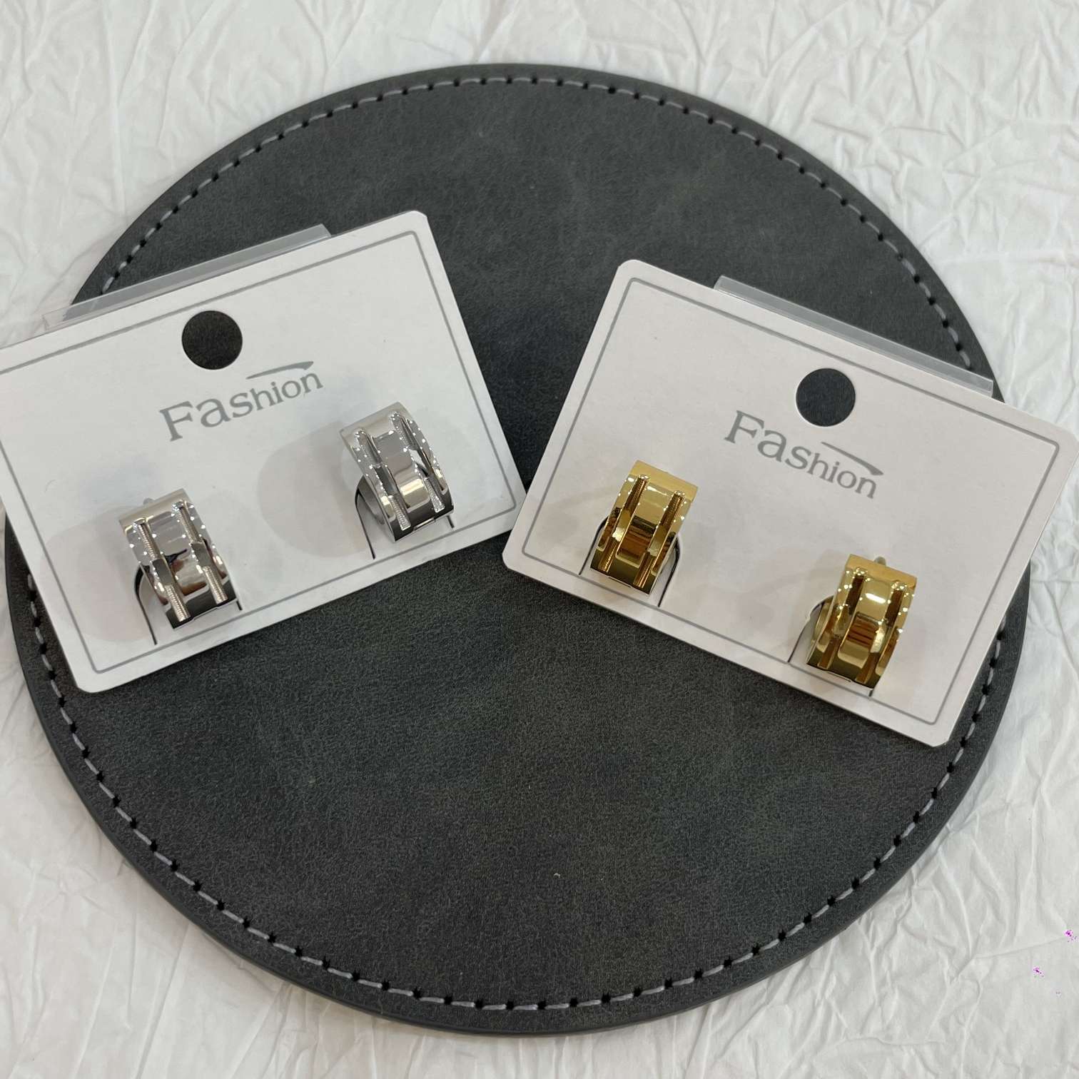 钛钢耳扣 保色电镀 不易掉色 百搭款 素圈 耳扣 耳环