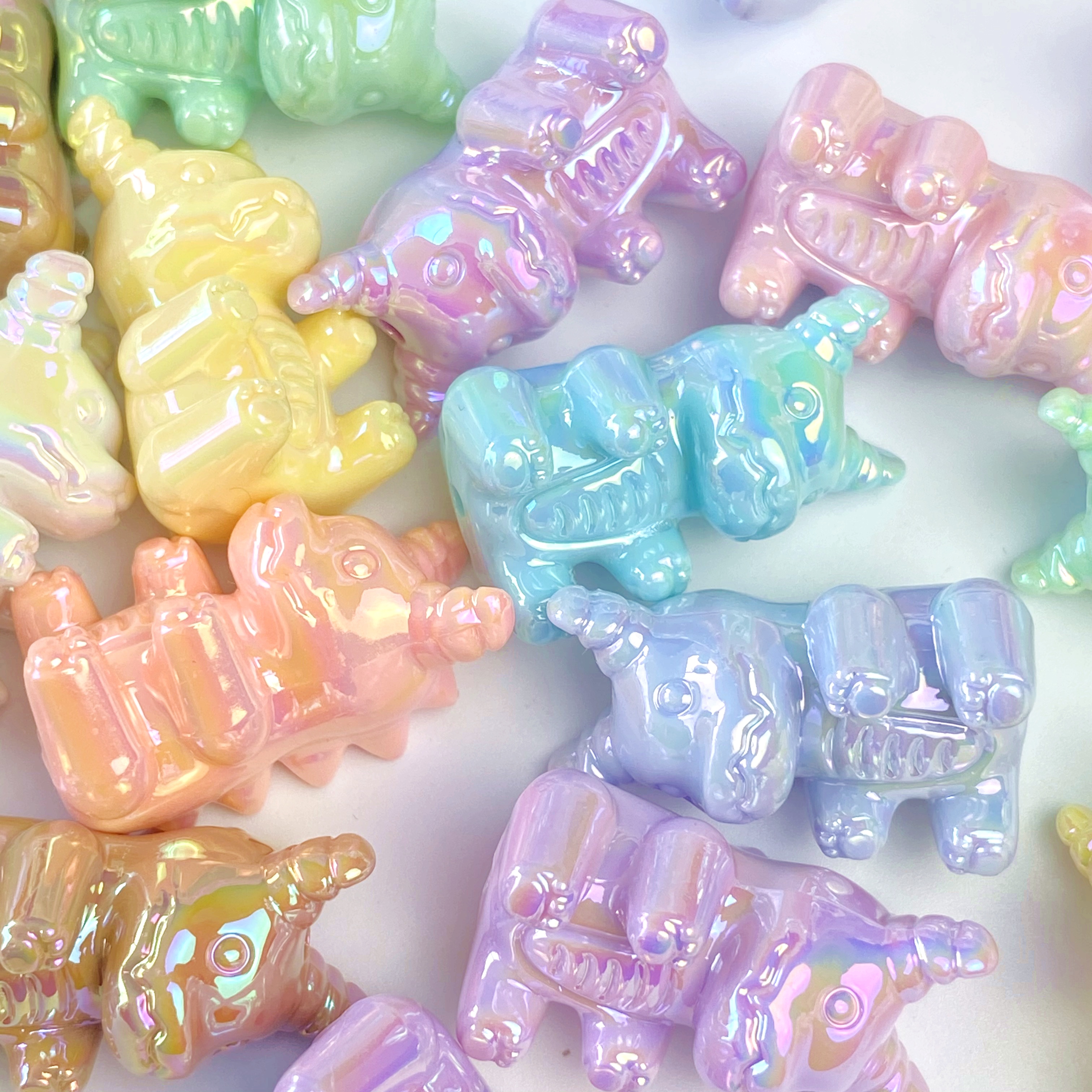 Acrylic uv monster creative loose beads diy bracelet pendant, keychain, mobile phone chain accessory making materials Item Picture