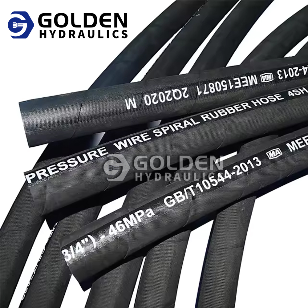 高压油管液压胶管钢丝编织橡胶管耐高温高压软管挖掘机高压胶管高压油管液压胶管钢丝编织橡胶管耐高温高压软管挖掘机高压胶管高压产品图