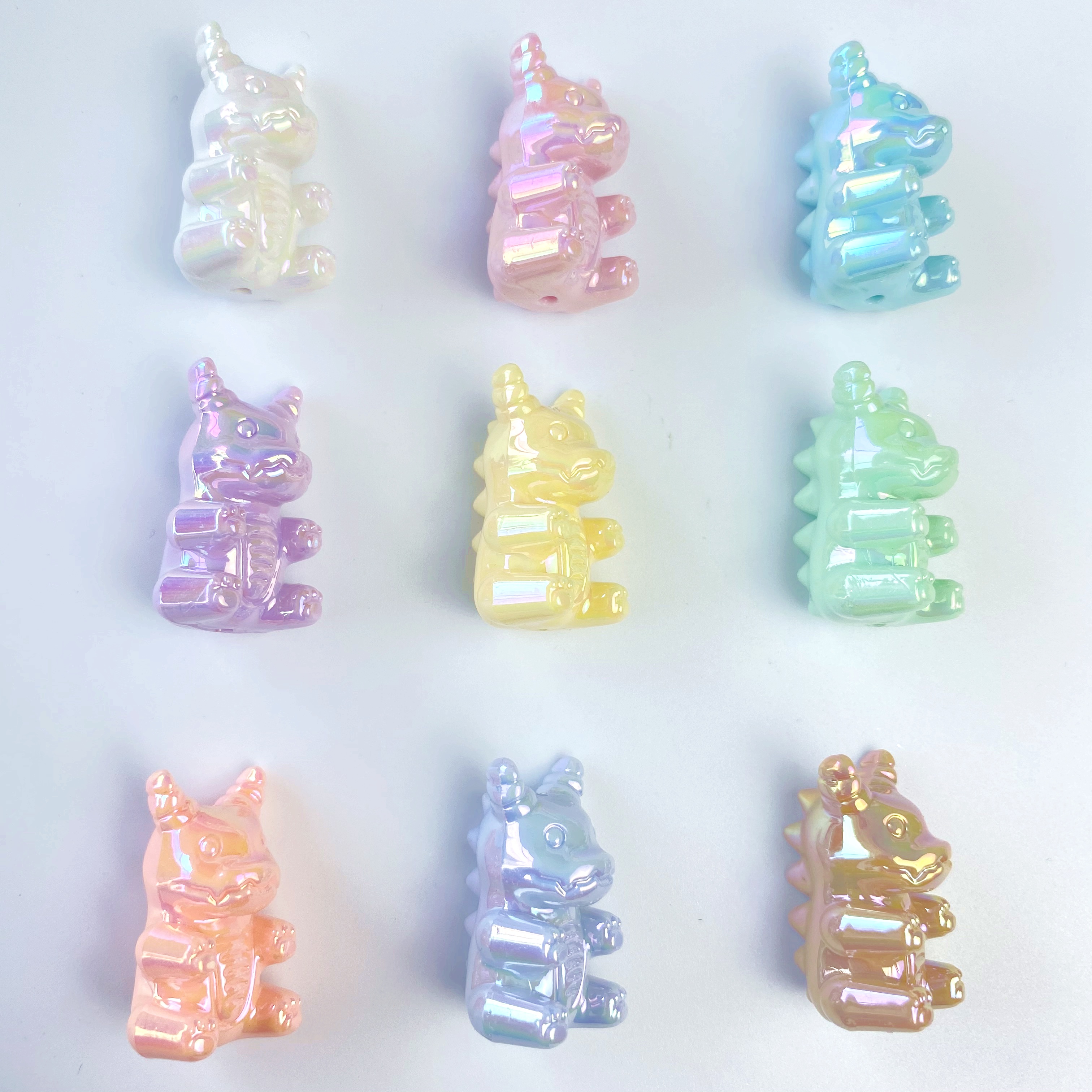 Acrylic uv monster creative loose beads diy bracelet pendant, keychain, mobile phone chain accessory making materials