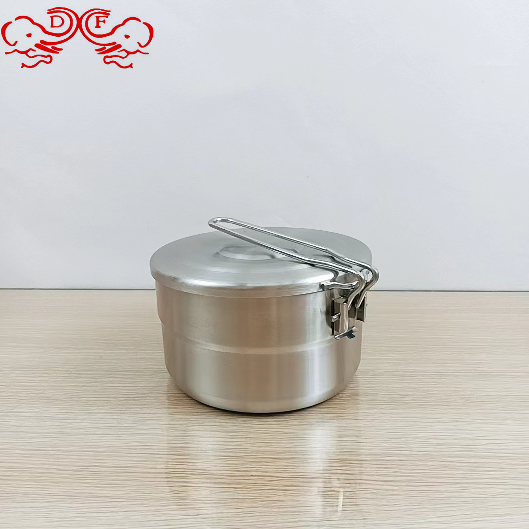 DF99230 Practical stainless steel Lunch box, round student lunch box, hand-held lunch box, bento box, portable lunch box, DF TRADING HOUSE
