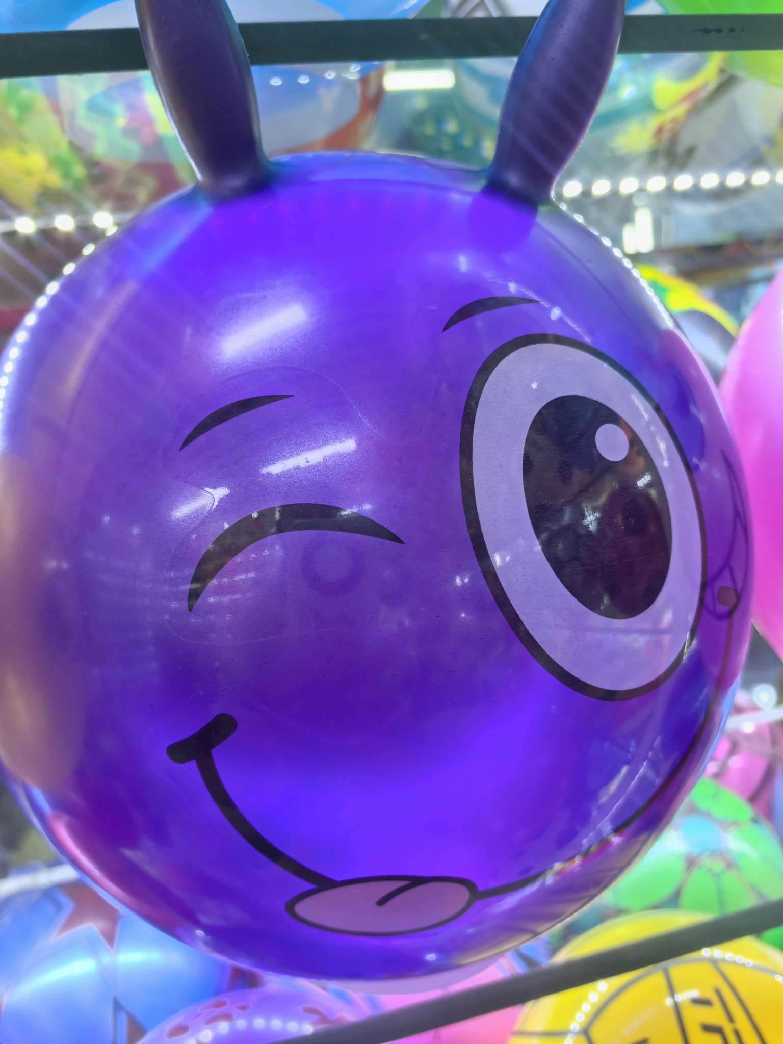 9寸兔儿球细节图