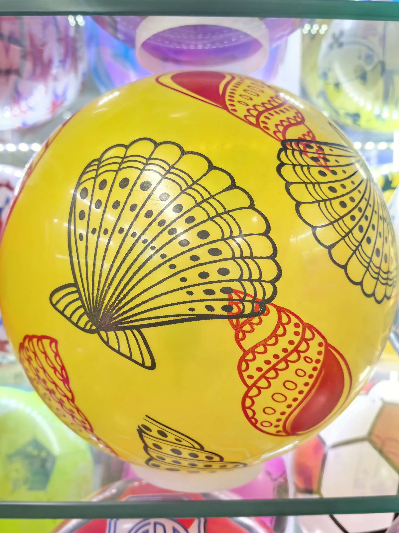 9寸PVC双印球细节图