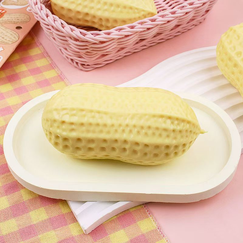 减压好事花生捏捏乐厂家直销软料TPR面粉款儿童解压玩具捏捏乐详情5