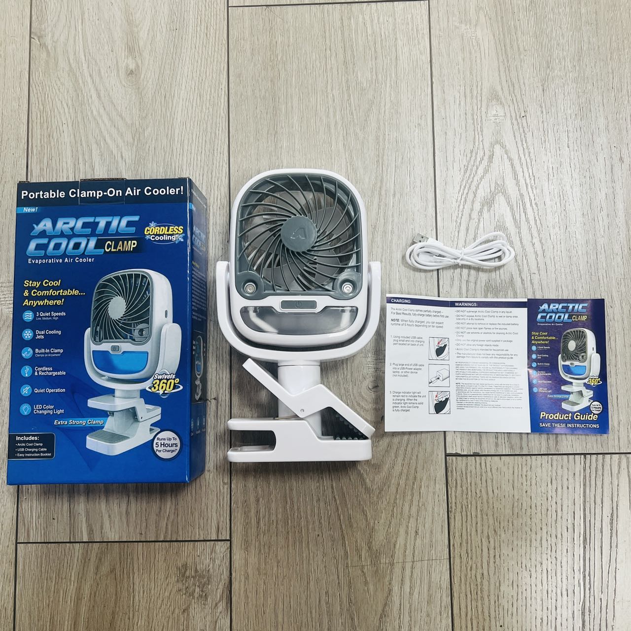 Clip cold air blower desktop fan