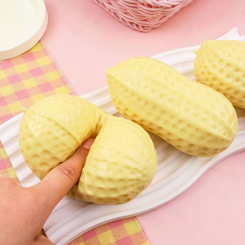 减压好事花生捏捏乐厂家直销软料TPR面粉款儿童解压玩具捏捏乐详情6