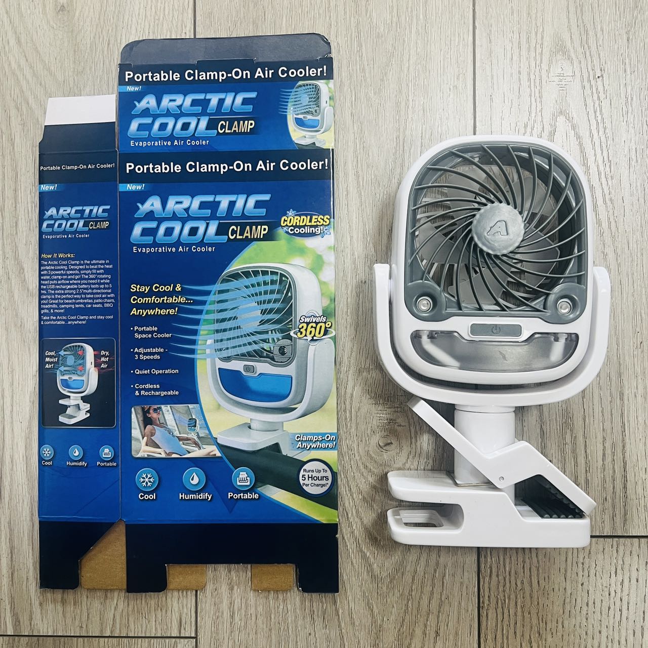Clip cold air blower desktop fan Application Scenario
