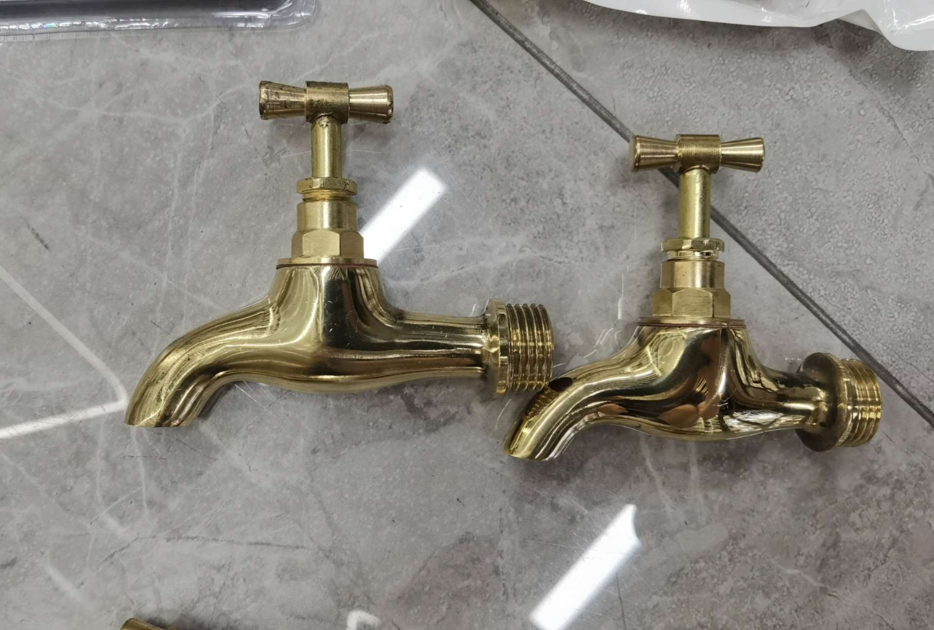 Copper faucets, sandblasted faucets, polished faucets, stop valves, home decoration building materials, plumbing hardware detail image 6