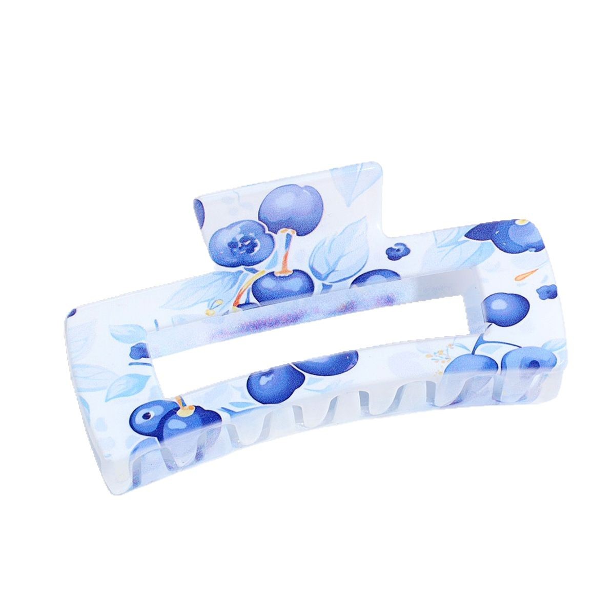 亚克力UV印花流行发饰 时尚女士鲨鱼夹饰品头饰头饰详情图5