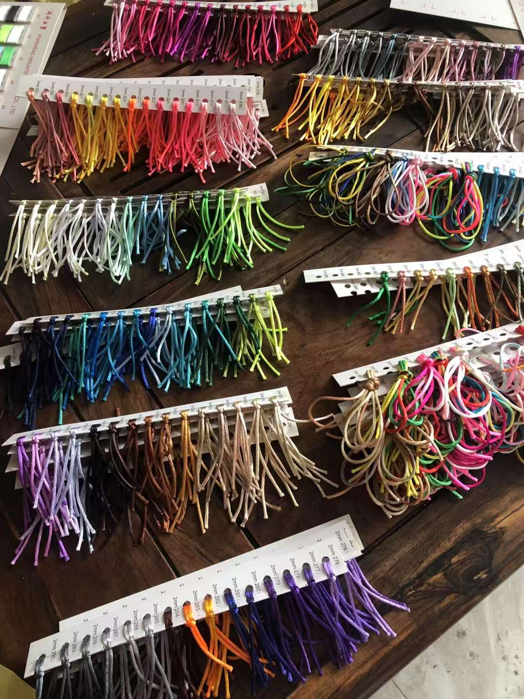 5号韩国丝编织绳七彩绳颜色齐全编织手链编织项链编织流苏细节图