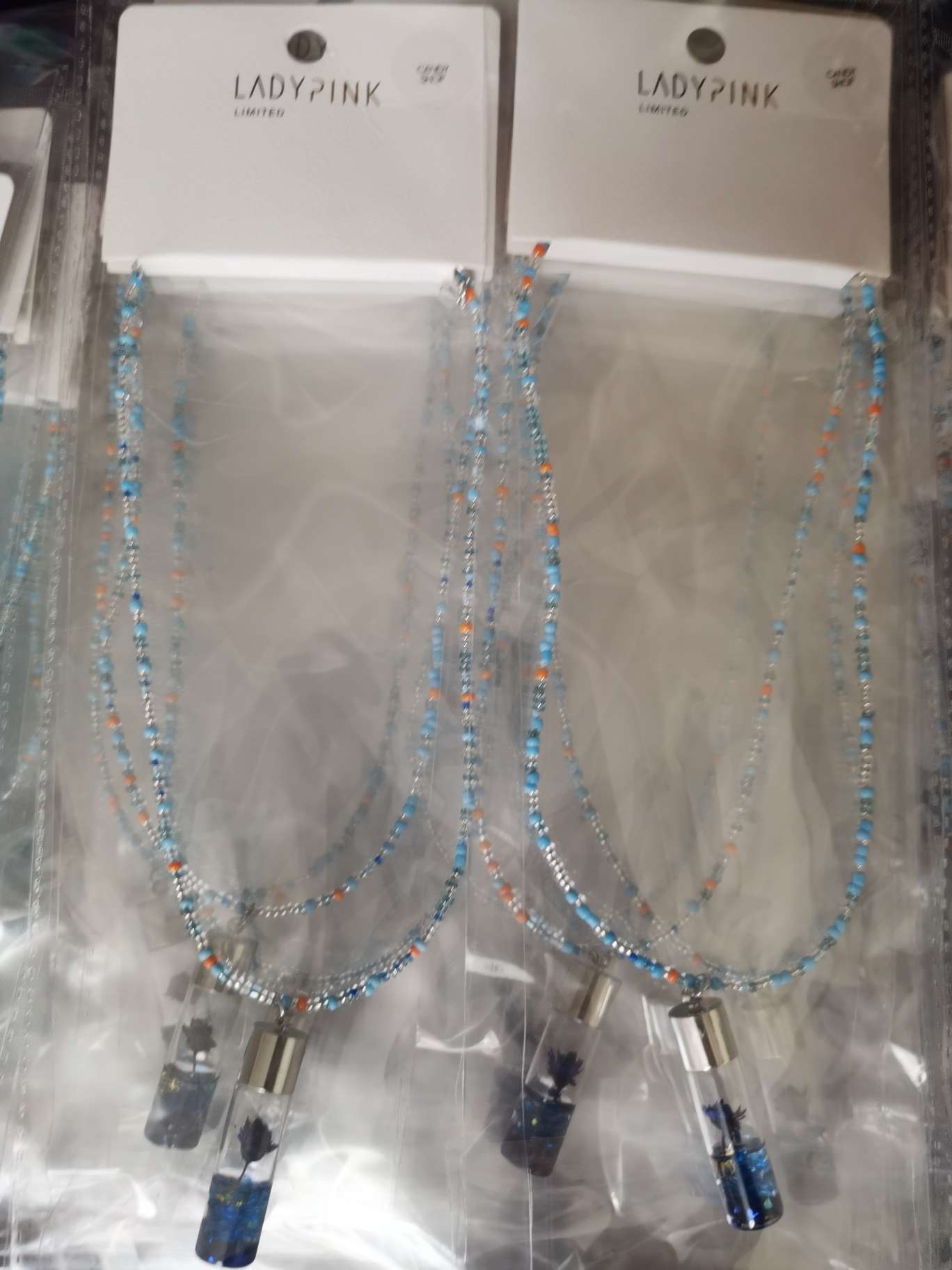 银饰钛金珍珠项链 时尚简约饰品项饰 精致设计百搭珍珠项链产品图