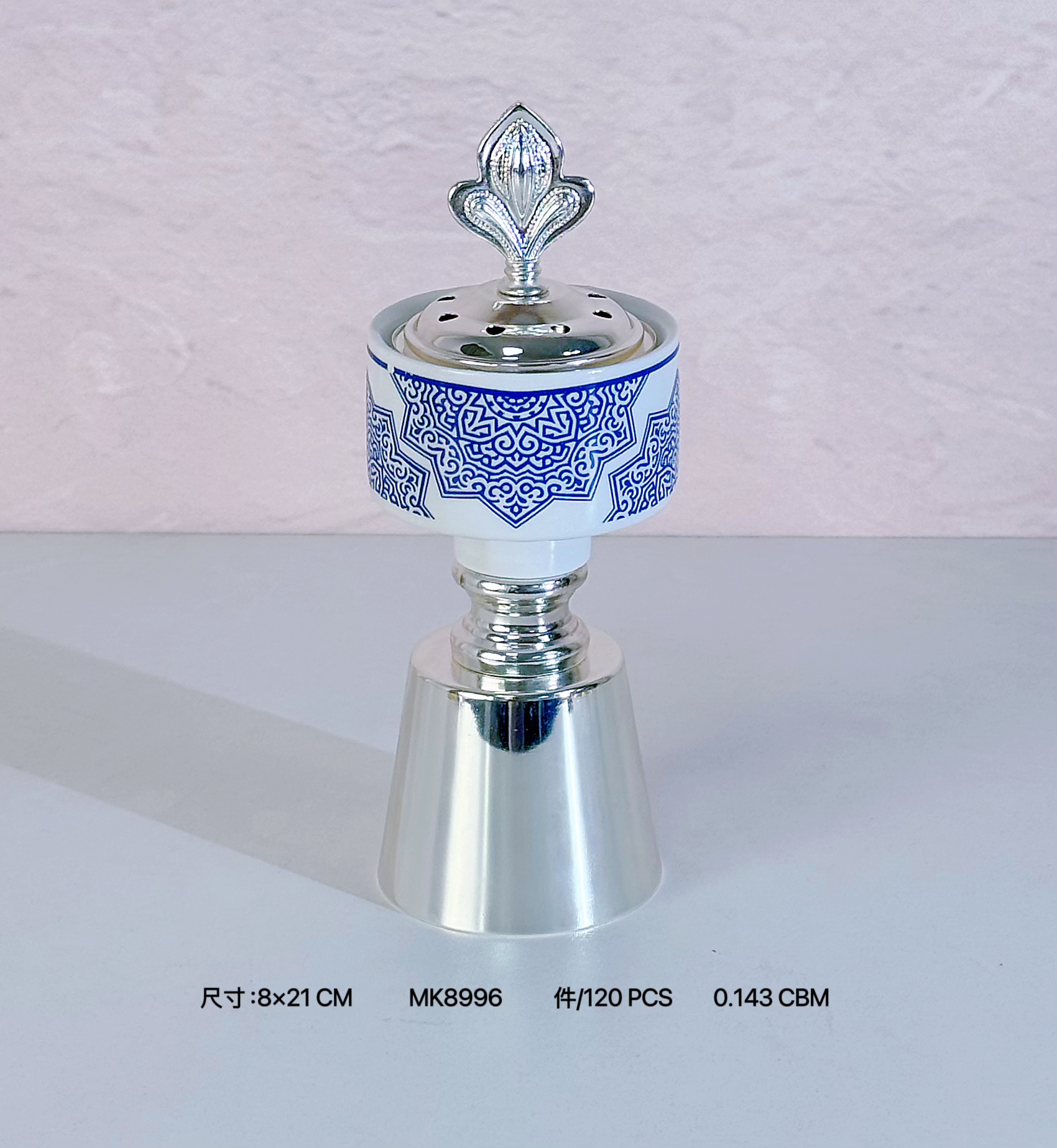 玻璃杯彩绘/金元宝/永生花玻璃灯罩展示盒/diamond/玫瑰台灯白底实物图