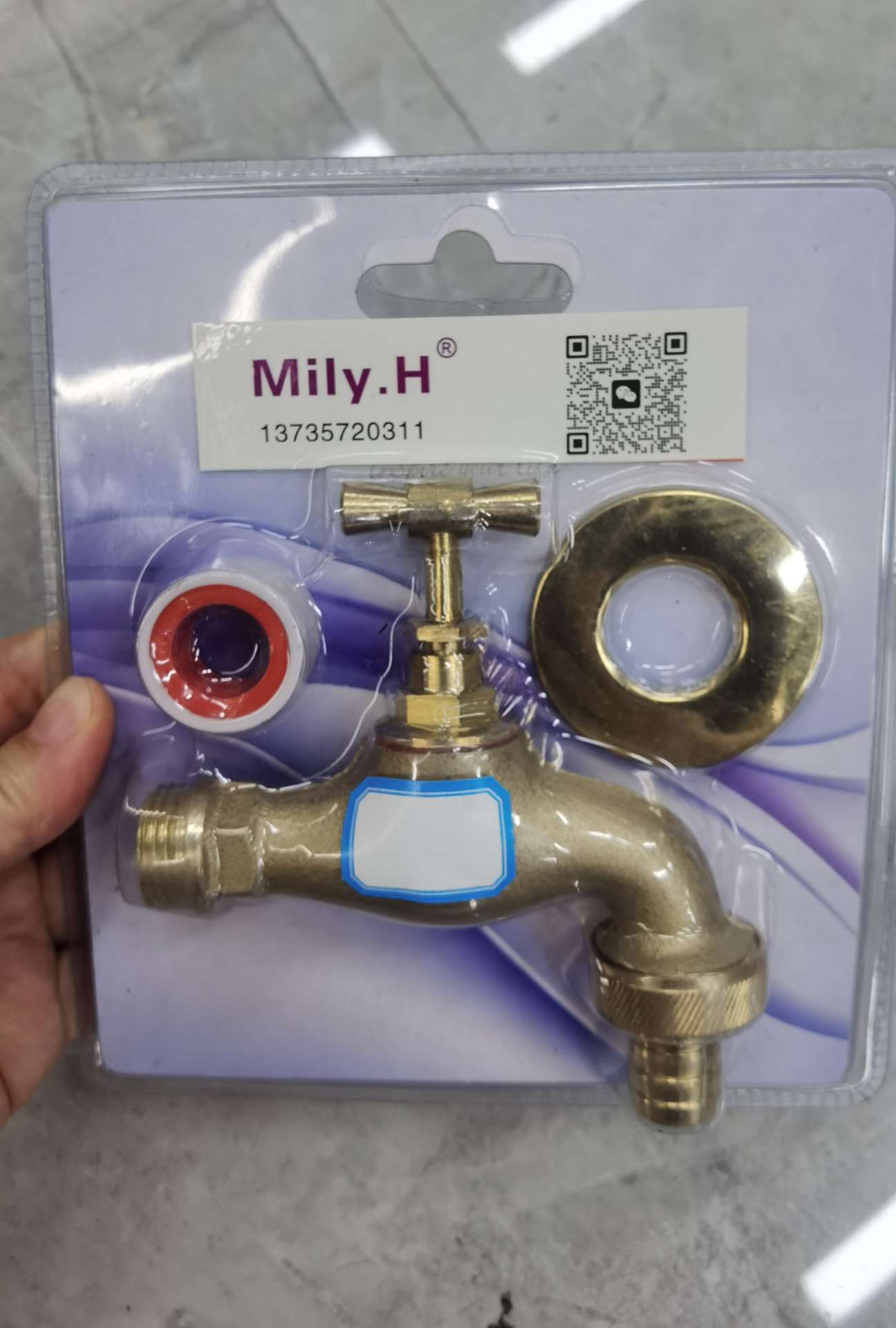 Copper faucets, sandblasted faucets, polished faucets, stop valves, home decoration building materials, plumbing hardware detail image 3
