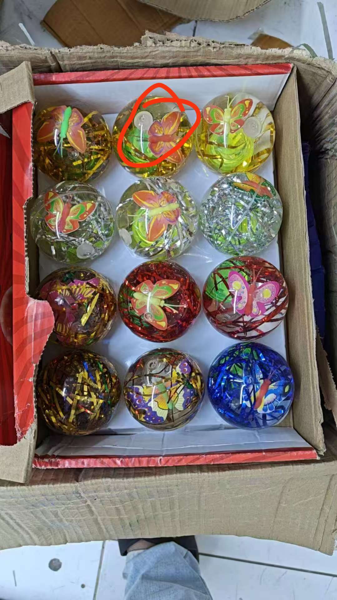 儿童弹力球玩具 榴莲球运动休闲传统玩具 球类弹力球解压球包装捏捏乐儿童可爱产品图