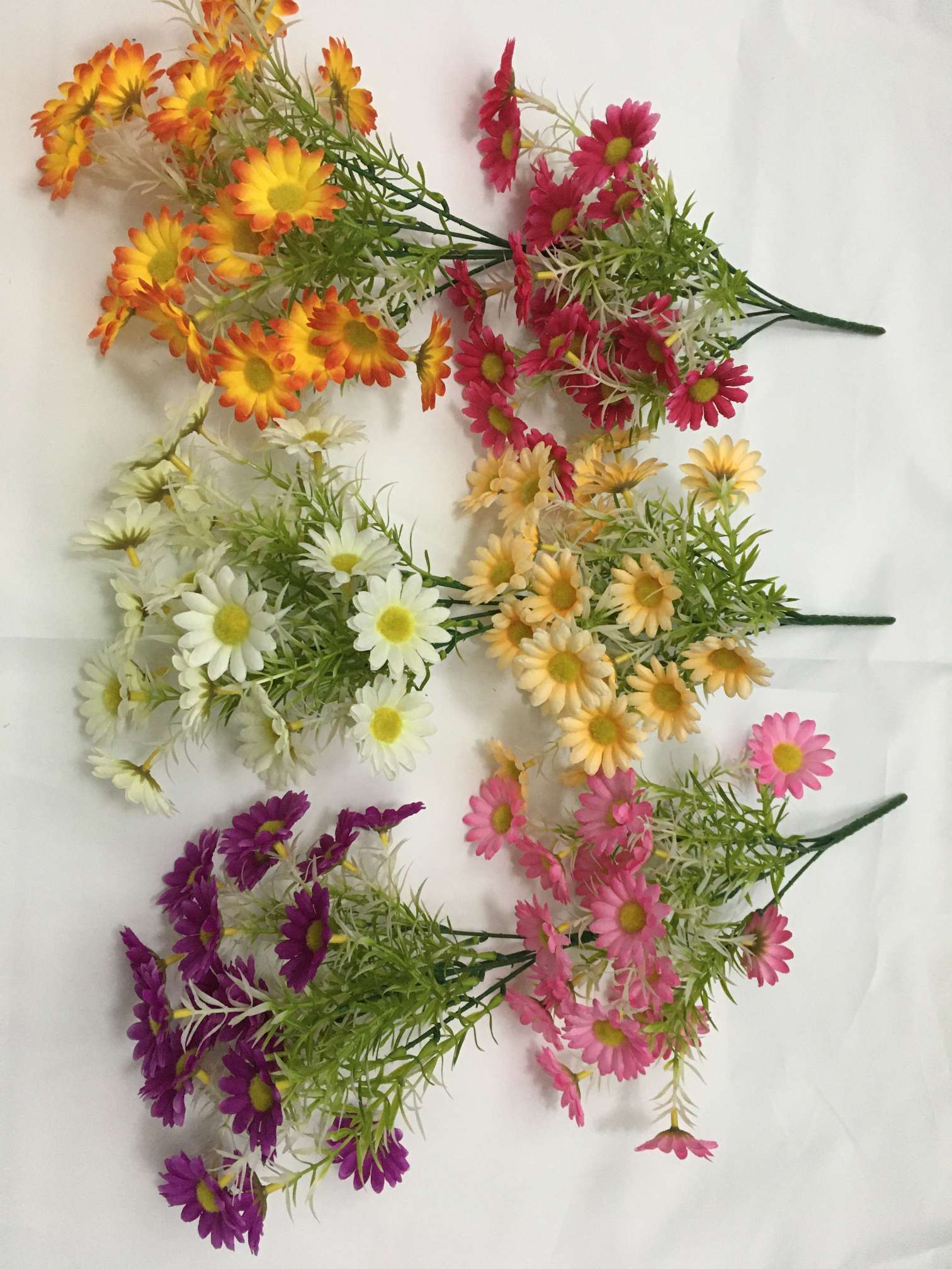 7叉把束小翠菊  小把菊花  祭祀花栅栏仿真花