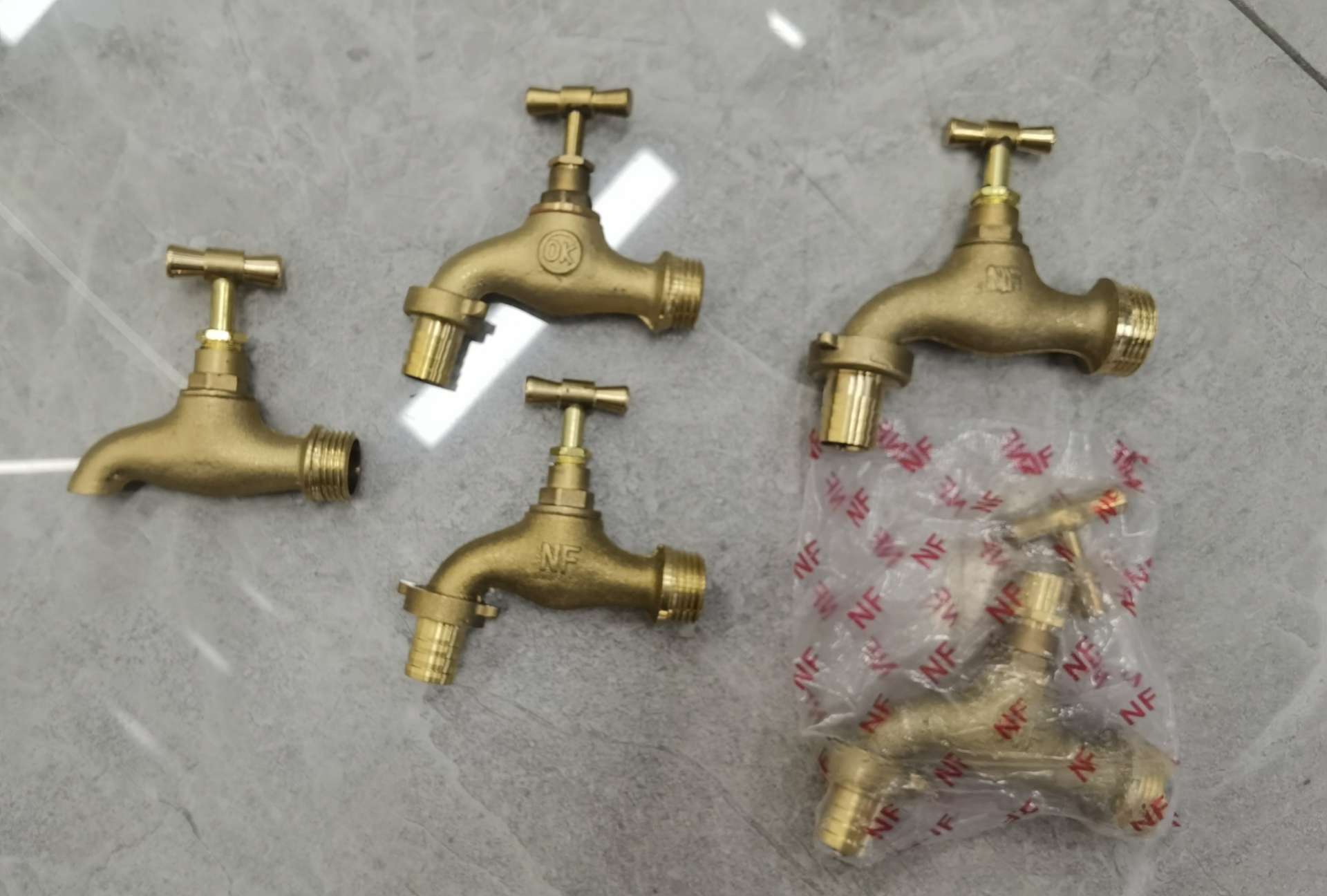Copper faucets, sandblasted faucets, polished faucets, stop valves, home decoration building materials, plumbing hardware detail image 5