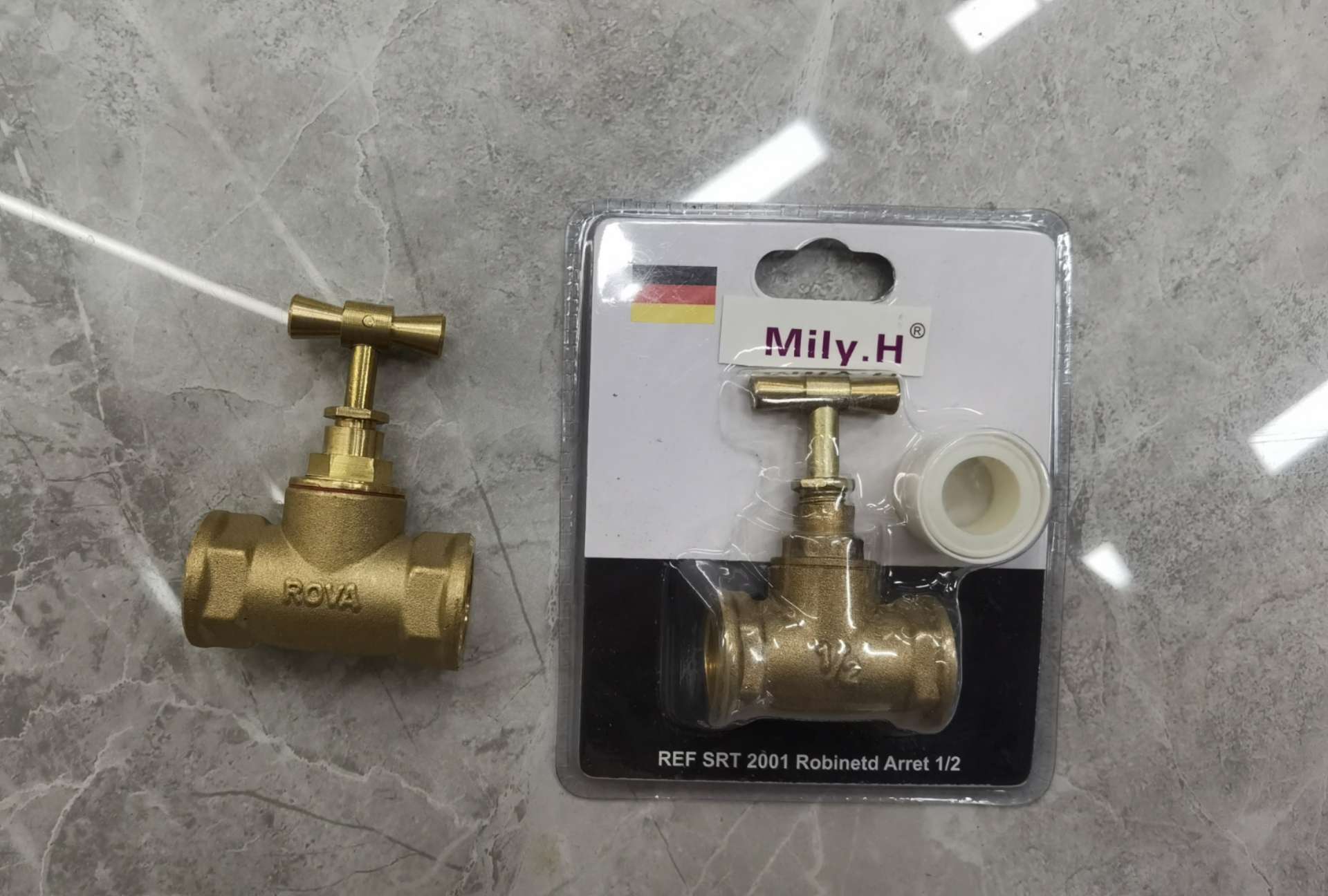 Copper faucets, sandblasted faucets, polished faucets, stop valves, home decoration building materials, plumbing hardware detail image 2