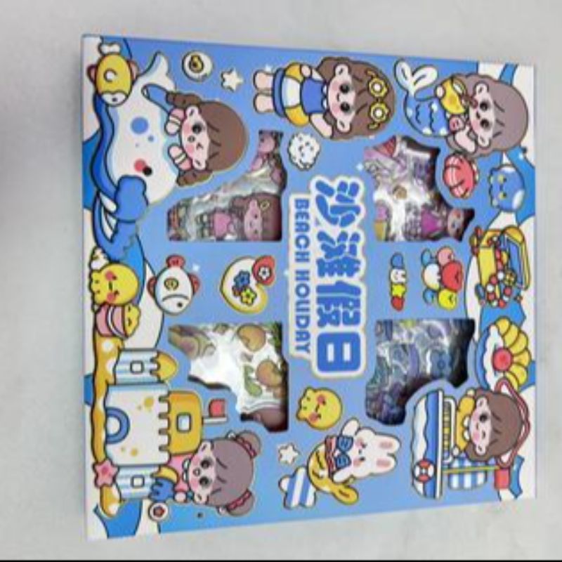 卡通手帐贴纸DIY儿童手帐贴画100张不重复手帐贴纸 1 2