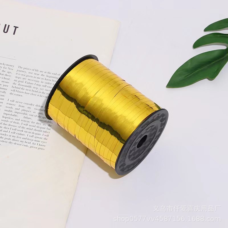 250-yard laser-coated iris ribbon birthday party flag rope, wedding room decoration ribbons of various lengths to choose from for birthday flag raising detail image 4
