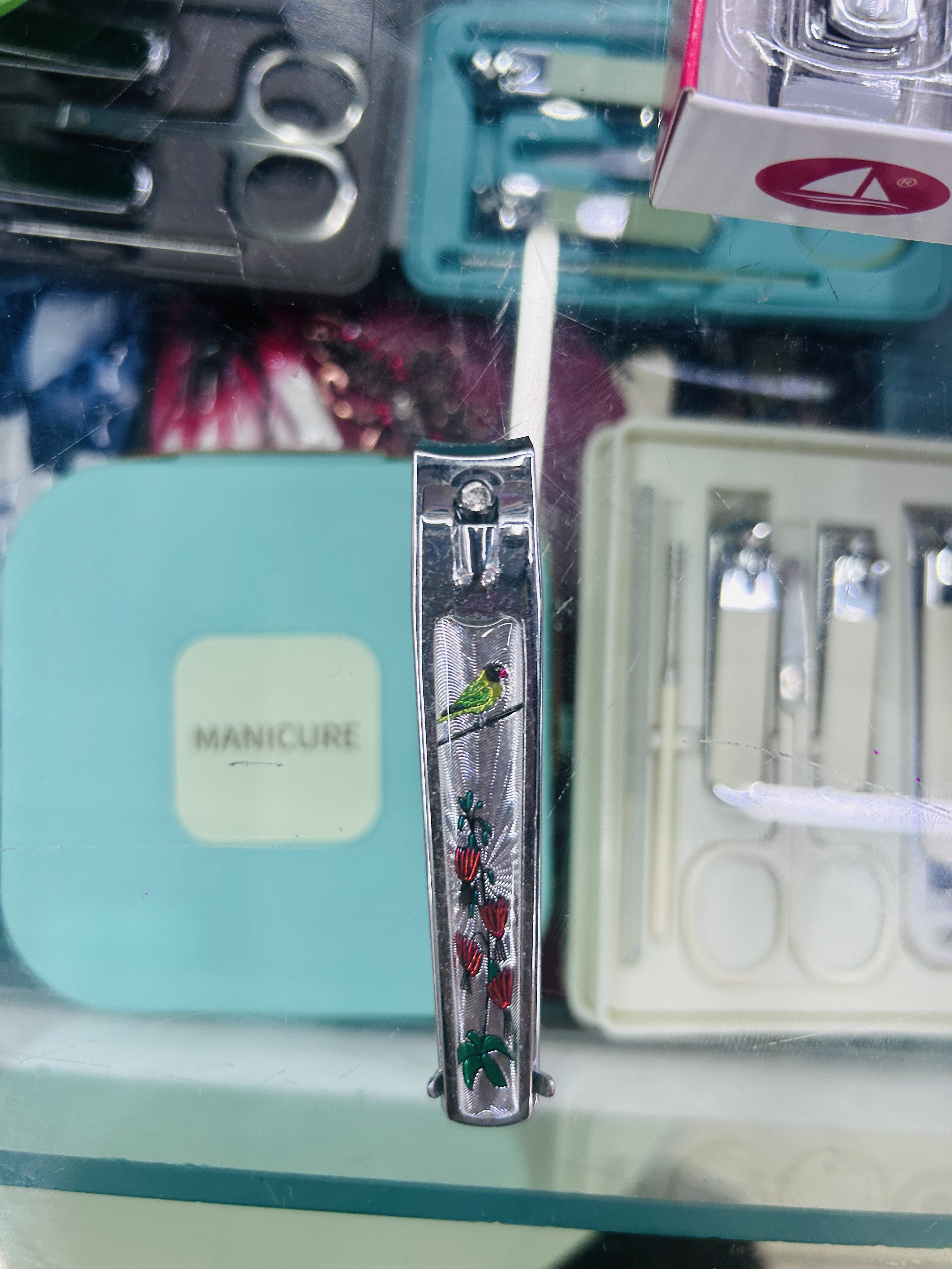 国潮古风喜鹊图案指甲钳美容工具