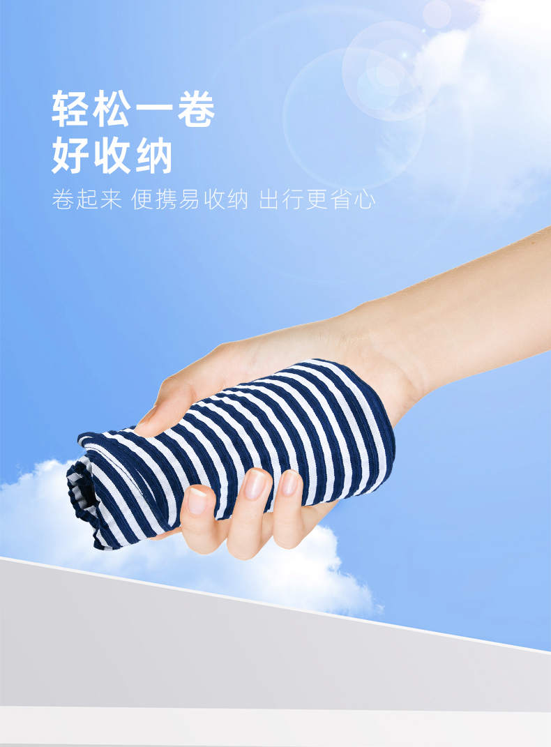 夏季新款遮阳帽子女韩版百搭户外防晒帽盆帽遮脸太阳帽条纹渔夫帽详情5