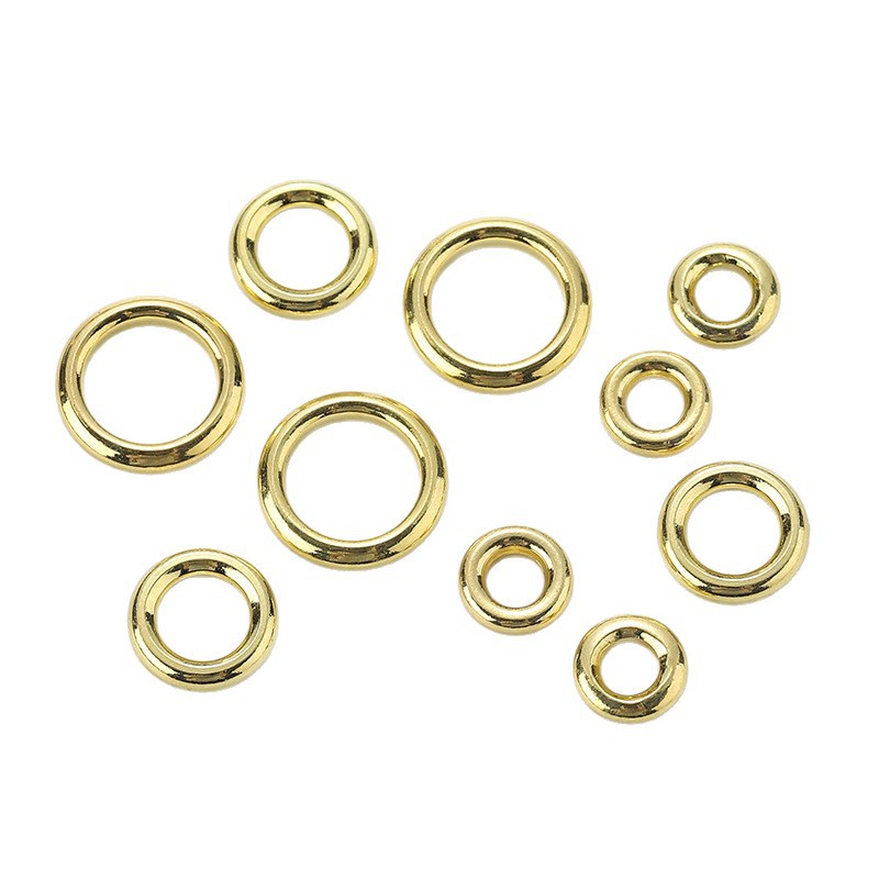 Factory direct sales of brass smooth plain ring handcrafted beaded star Moon Diamond Buddhist prayer beads diy jewelry accessories