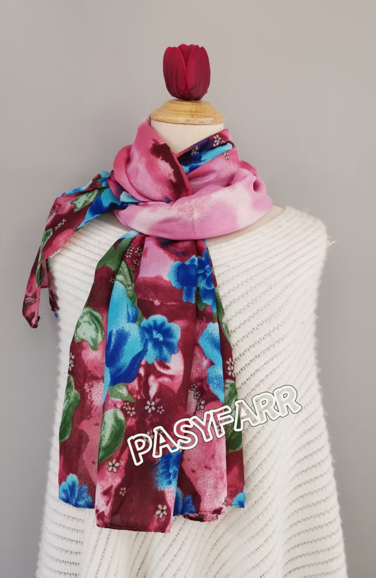丝巾/90丝巾/小方巾真丝/女士丝巾/头巾产品图