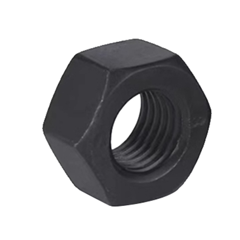 螺母黑色六角螺母发黑六面螺帽螺丝帽