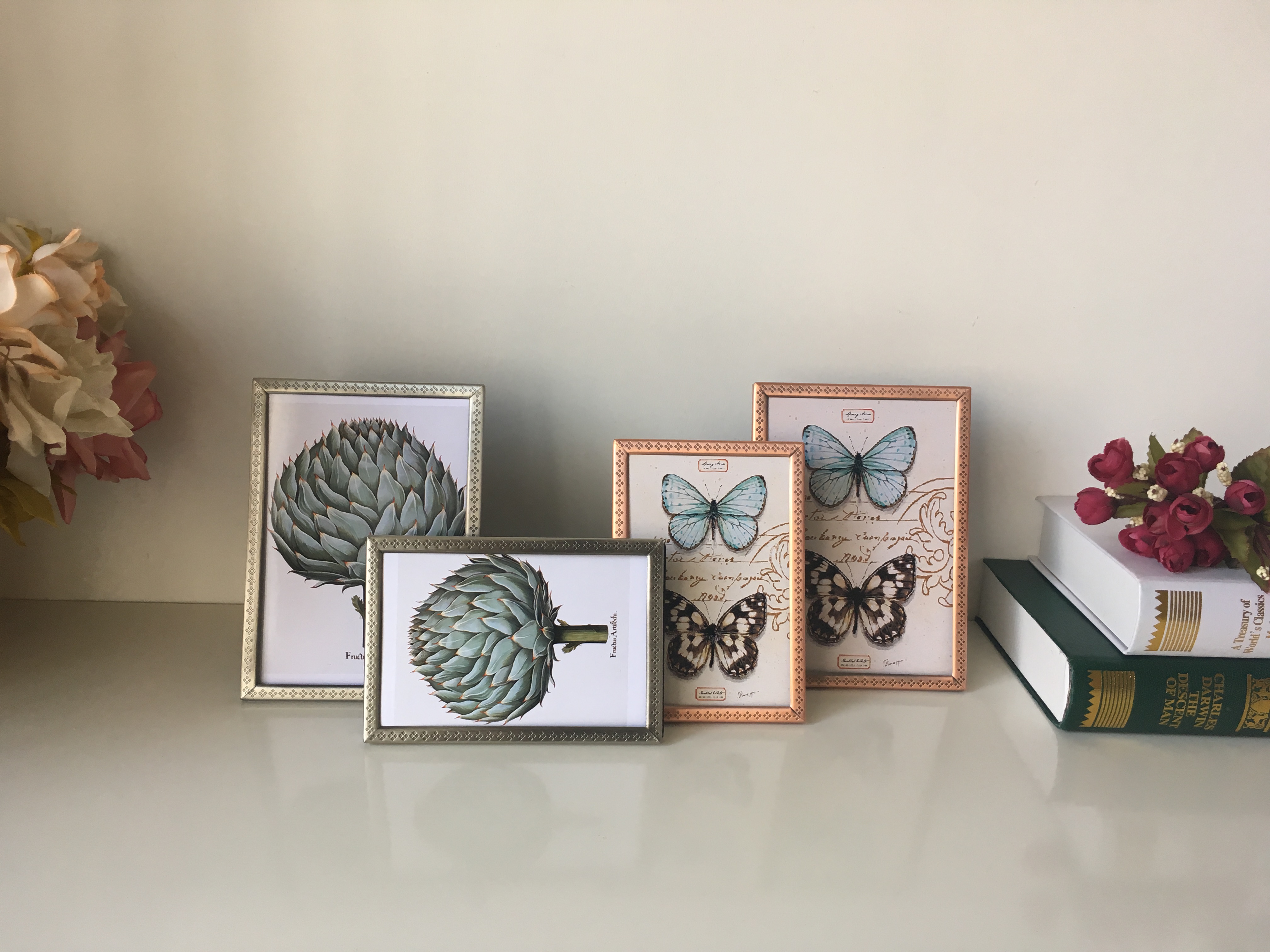 Yiwu Dawei Photo Frame DW-12019 Modern, simple, exquisite and classic metal photo frame Specification image