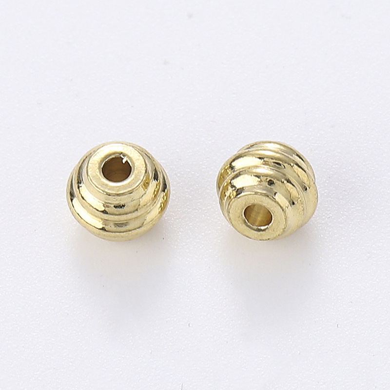 Home direct sales of brass natural color beads, hand-strung beads, star and moon diamond Buddha beads, diy jewelry accessories Application Scenario