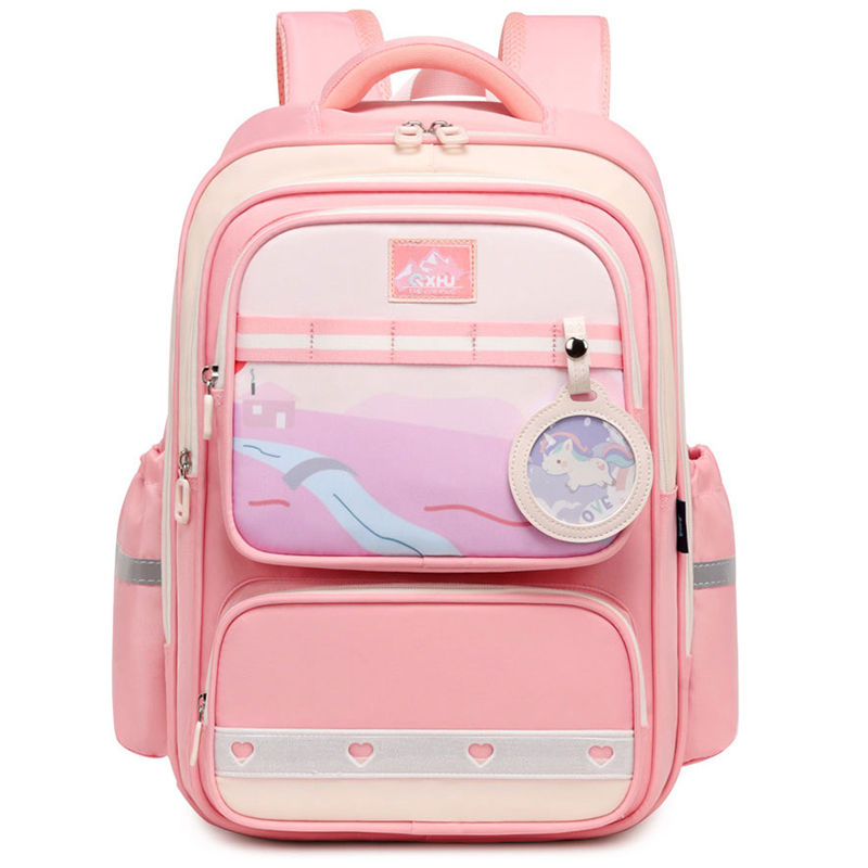 Meifang Bags and Yiding Bag Industry's new schoolbag is a lightweight and lightweight backpack for primary school students in grades 3 to 6 details Picture