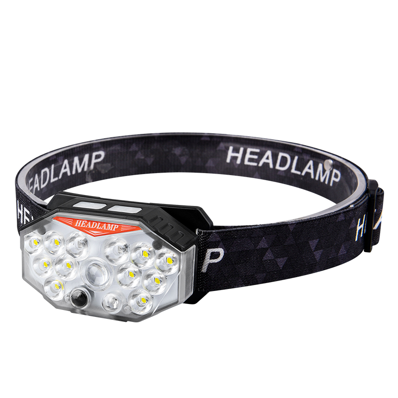 XC-G15 Multi-lamp sensor headlamp, USB charging, smart hand wave sensor headlamp, cycling headlamp, outdoor camping headlamp, miner's lamp, repair headlamp, camping headlamp, fishing headlamp Specification image
